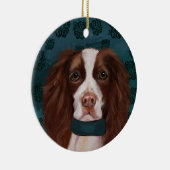 English Springer Spanel Keramik Ornament (Rechts)