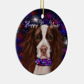 English Springer Spanel Keramik Ornament (Rechts)