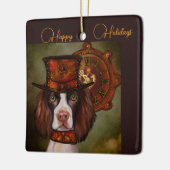 English Springer Spanel Keramikornament (Links)