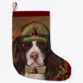 English Springer Spanel Kleiner Weihnachtsstrumpf (Vorderseite)