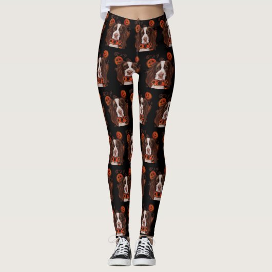 English Springer Spanel Leggings (Vorderseite)