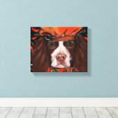 English Springer Spanel Leinwanddruck (Insitu (Holzboden))