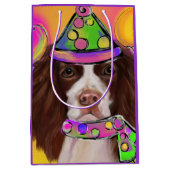 English Springer Spanel Mittlere Geschenktüte (Vorderseite)