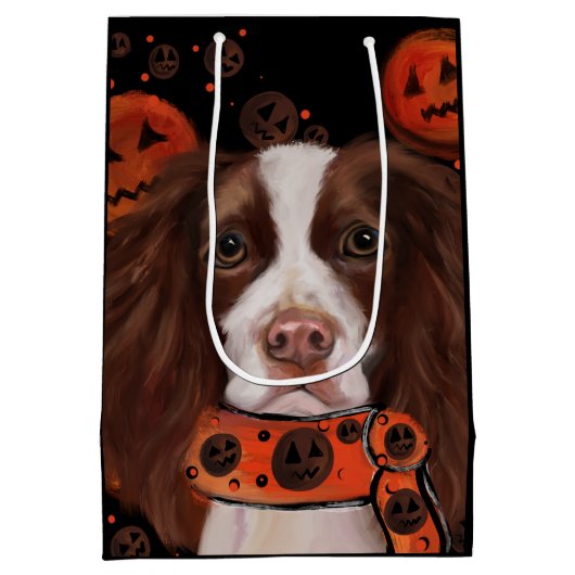 English Springer Spanel Mittlere Geschenktüte (Rückseite)