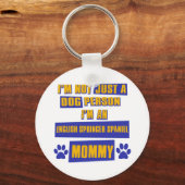 English Springer Spanel Mommy Schlüsselanhänger (Vorderseite)