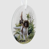 English Springer Spanel Ornament (Vorderseite)
