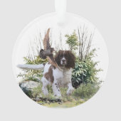 English Springer Spanel Ornament (Rückseite)
