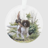 English Springer Spanel Ornament (Vorderseite)