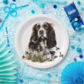 English Springer Spanel Pappteller (Party)