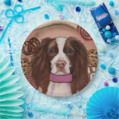 English Springer Spanel Pappteller (Party)