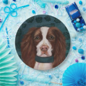 English Springer Spanel Pappteller (Party)