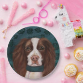 English Springer Spanel Pappteller (Party)