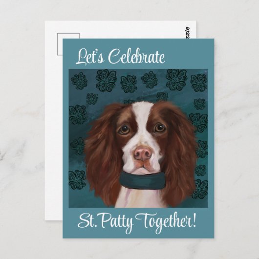 English Springer Spanel Postkarte (Vorne/Hinten)