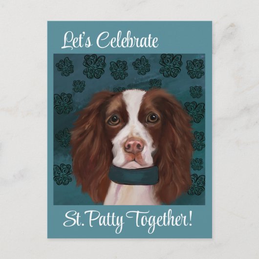 English Springer Spanel Postkarte (Vorderseite)