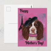 English Springer Spanel Postkarte (Vorne/Hinten)