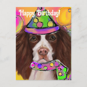 English Springer Spanel Postkarte
