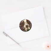 English Springer Spanel Runder Aufkleber (Umschlag)