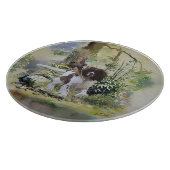 English Springer Spanel Schneidebrett (Ecke)