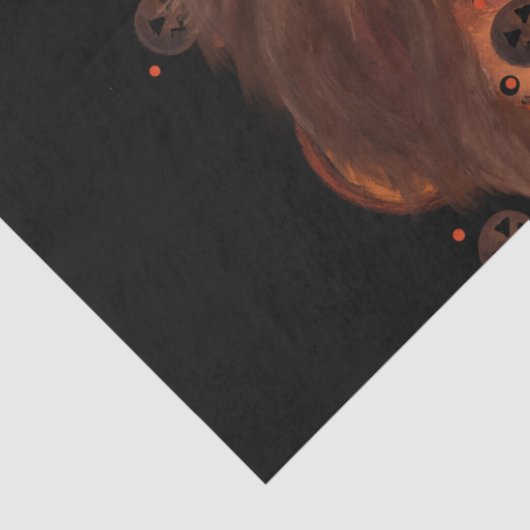 English Springer Spanel Seidenpapier (Detail)