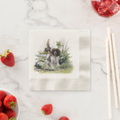 English Springer Spanel Serviette (Beispiel)