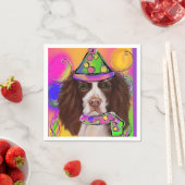 English Springer Spanel Serviette (Beispiel)