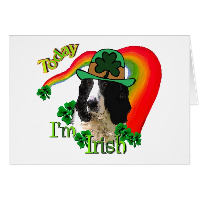 English Springer Spanel St Pattys (Vorderseite (Horizontal))