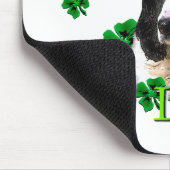English Springer Spanel St Pattys Mousepad (Ecke)