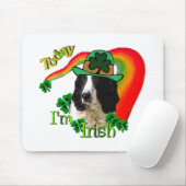 English Springer Spanel St Pattys Mousepad (Mit Mouse)