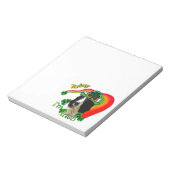 English Springer Spanel St Pattys Notizblock (Rotiert)