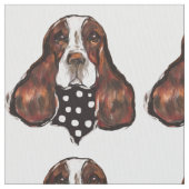 English Springer Spanel Stoff (Nahaufnahme)