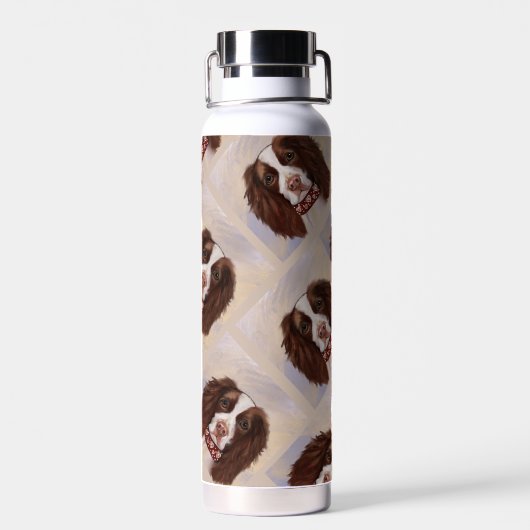 English Springer Spanel Trinkflasche (Rückseite)