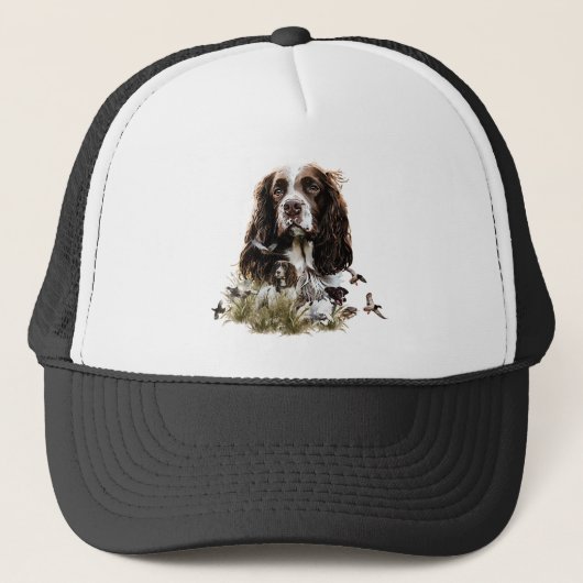 English Springer Spanel Truckerkappe (Vorderseite)