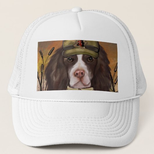 English Springer Spanel Truckerkappe (Vorderseite)