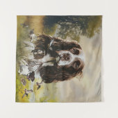 English Springer Spanel Wandteppich (Vorderseite (Horizontal))