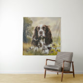 English Springer Spanel Wandteppich (Beispiel)