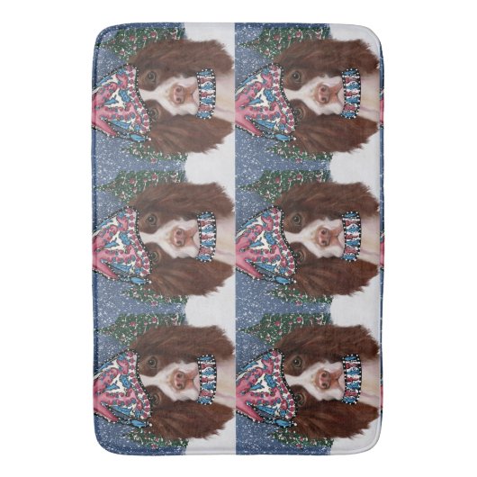 ENGLISH SPRINGER SPANIEL BADEMATTE (Vorderseite Vertikal)