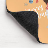 English Springer Spaniel Christmas Reindeer Dog Mousepad (Ecke)