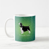 English Springer Spaniel Danke Kaffeetasse (Links)