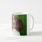 English Springer Spaniel Dog Art - Major Kaffeetasse (VorderseiteRechts)