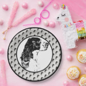 English Springer Spaniel Dog Art Party Pappteller (Party)