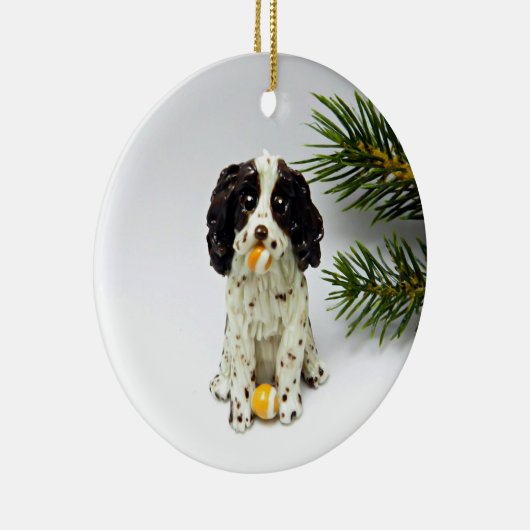 English Springer Spaniel Dog Christmas Ornament (Rechts)