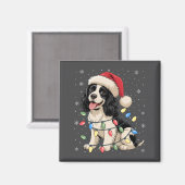 English Springer Spaniel Dog Christmas Tree Lights Magnet (Vorderseite/Rückseite)