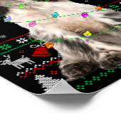 English Springer Spaniel Dog Christmas Ugly Sweate Poster (Ecke)