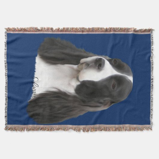 English Springer Spaniel Dog Decke (Vorderseite)