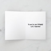 English Springer Spaniel Dog Funny Birthday Karte (Innenseite)