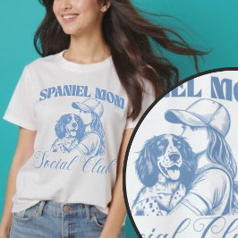 English Springer Spaniel Dog Mama Social Club Wome T-Shirt