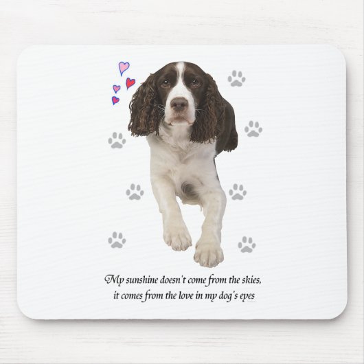 English Springer Spaniel Dog Mousepad (Vorne)