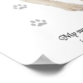 English Springer Spaniel Dog Poster (Ecke)