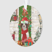 English Springer Spaniel Dog Weihnachten Ornament (Vorderseite)