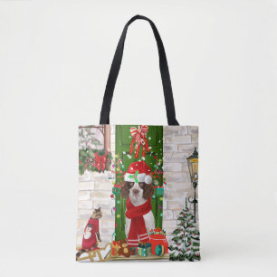 English Springer Spaniel Dog Weihnachten Tasche